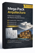 Mega Pack Arquitectura Pro – 75 Proyectos Listos para Construir